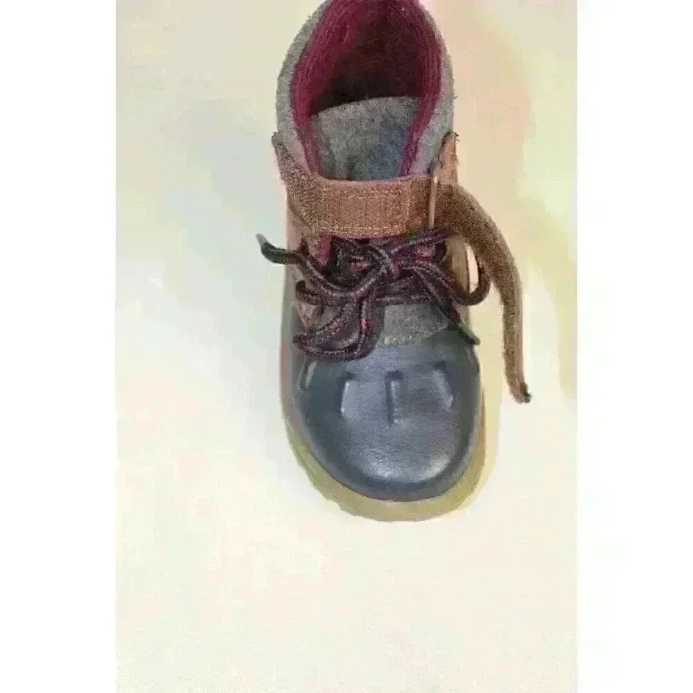 Carter's Unisex Ankle Boots Hook and Loop Lace up‎ Muck Snow Rain Boots Size 5M